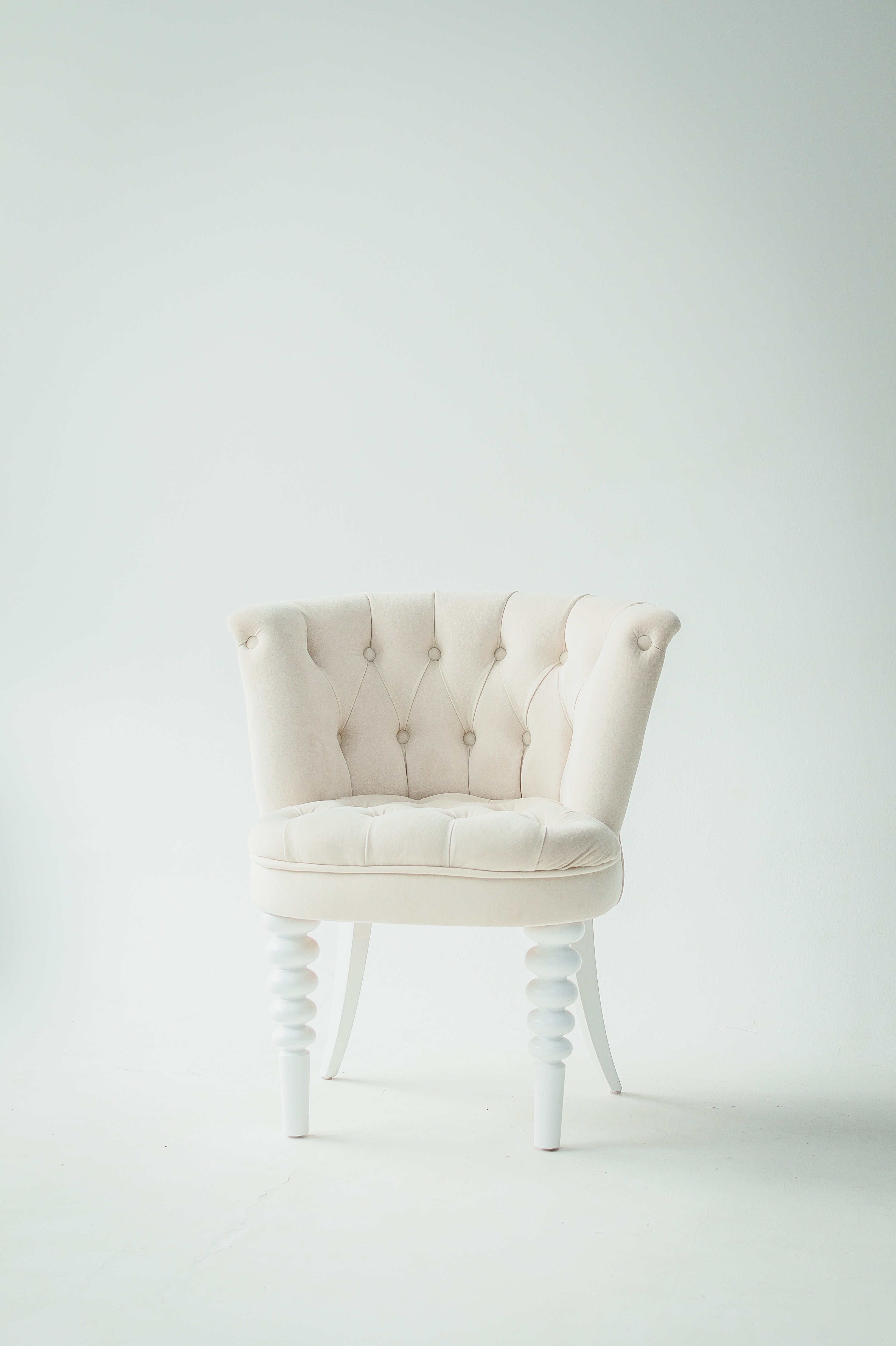 White Vintage Stool